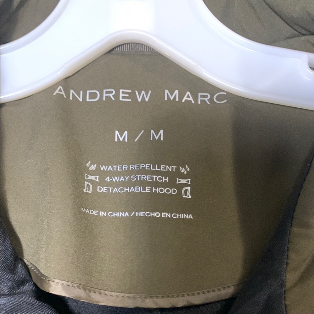 Women's Andrew Marc Olive Jacket Size M - Picture 3 of 5